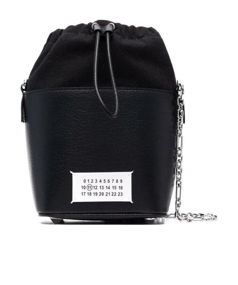 Maison Margiela Borsa A Secchiello 5ac Piccola In Black