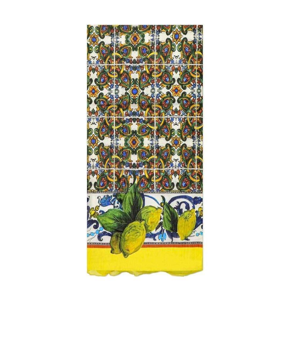 Dolce & Gabbana Printed Scarf In Multicolor