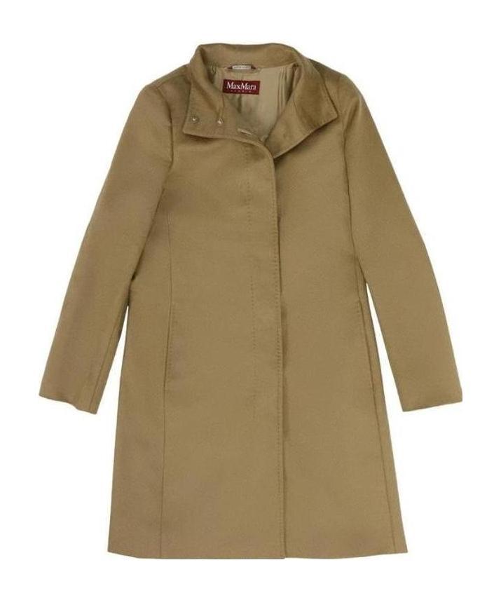 MAX MARA LAPEL LONG-SLEEVED COAT