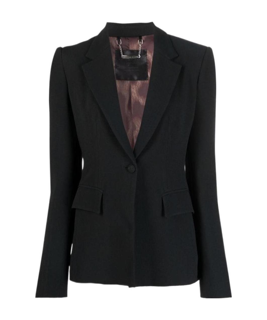 PHILIPP PLEIN NOTCHED-LAPELS SINGLE-BREASTED BLAZER