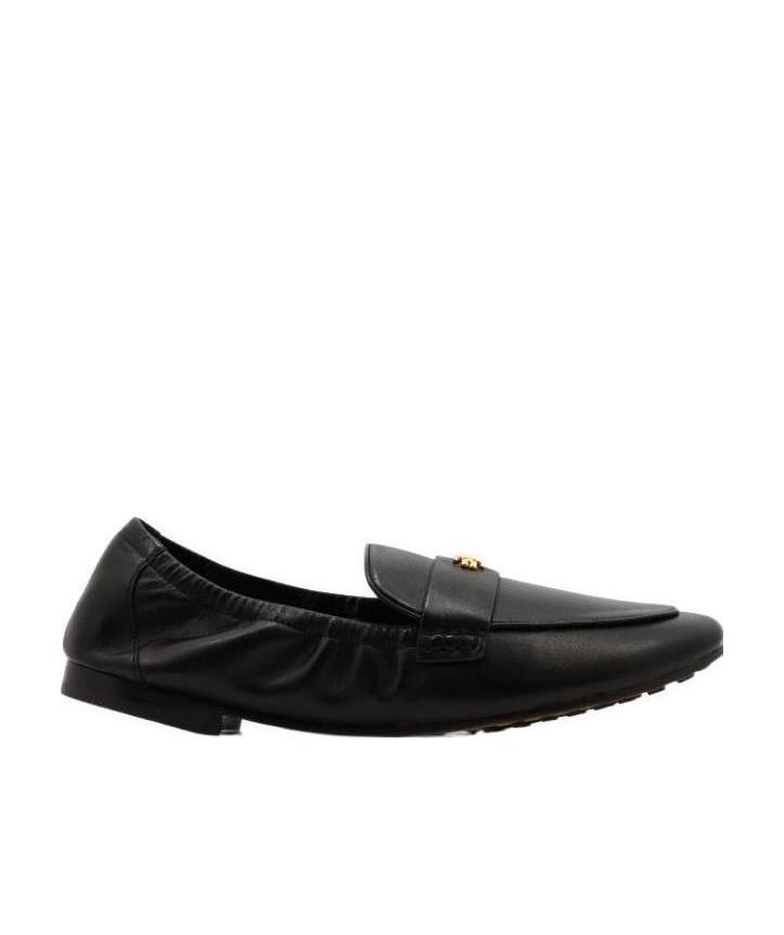 Tory Burch Nappa Leather Ballerina In Black