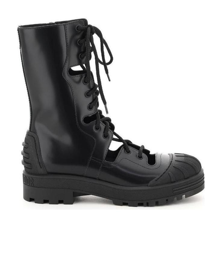Dior Laced Boots In Black