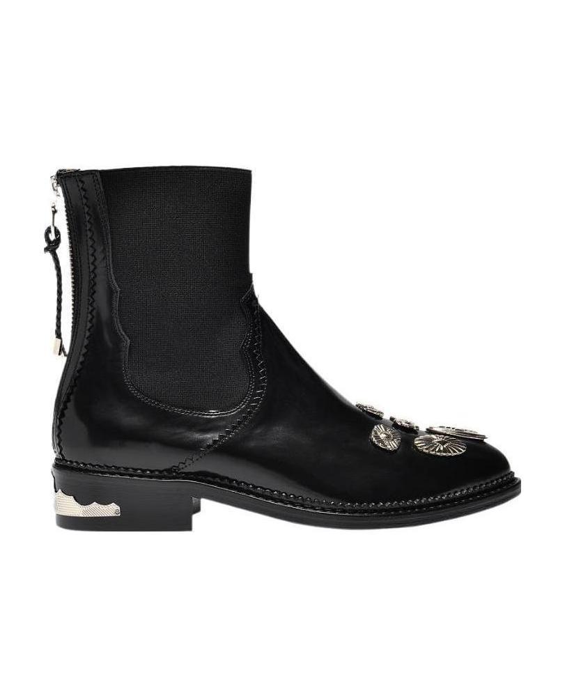 Toga Chelsea Boots In Black