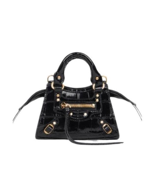 Balenciaga Neo Classic Mini Leather Bag In Black