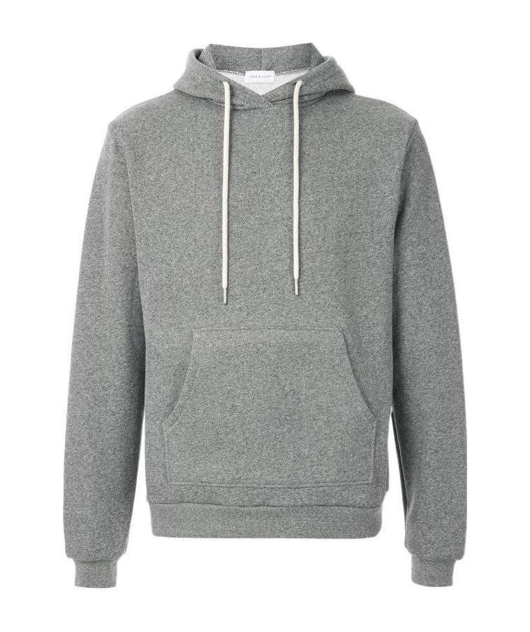 John Elliott Gray Hooded Hoodie In Gray