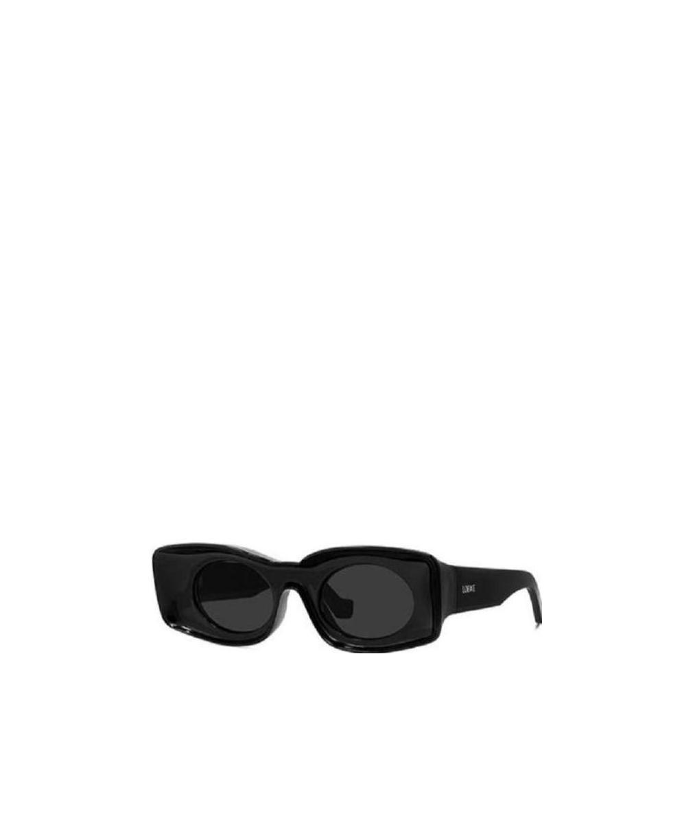 Loewe Rectangular Frame Sunglasses In Black