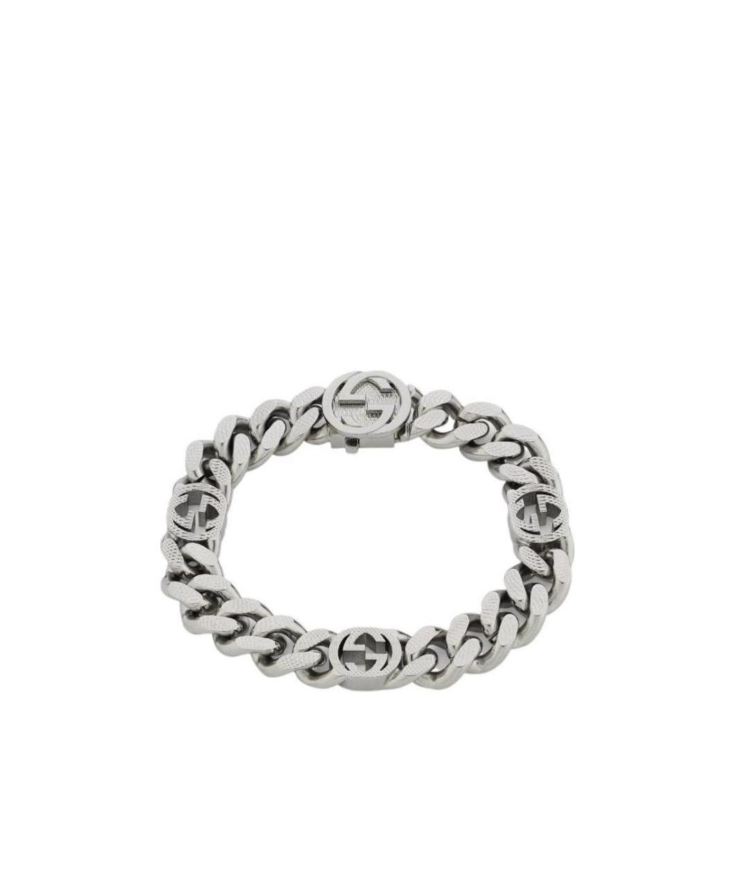 Gucci Interlocking G Bracelet In White