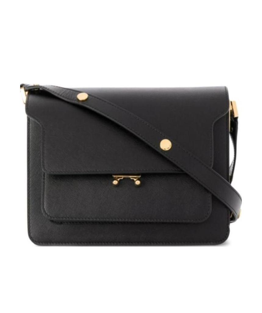 Marni Trunk Shoulder Bag In Black