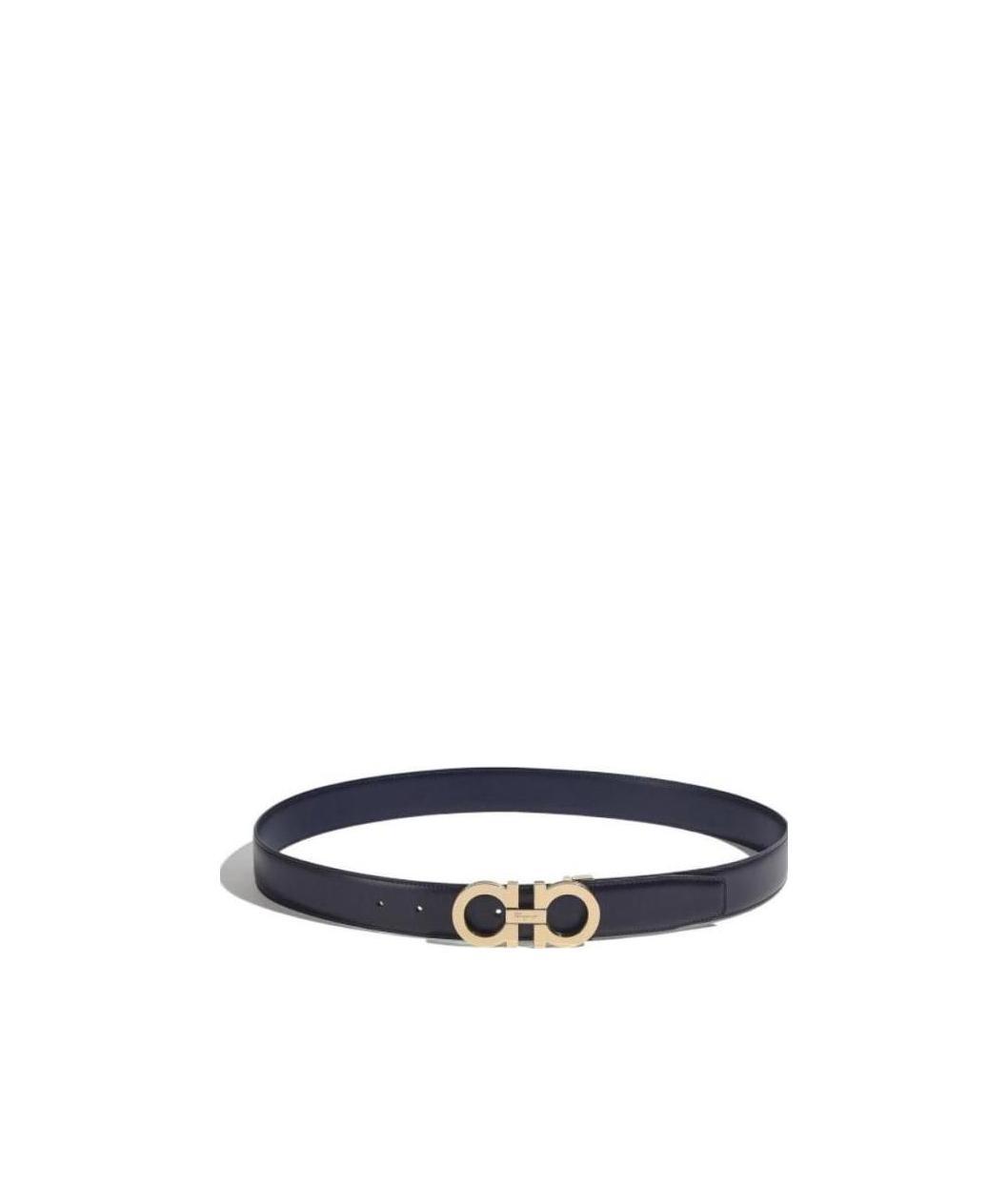 Ferragamo Reversible Gancini Belt In Black