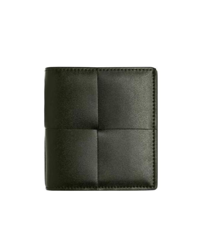 Shop Bottega Veneta Cassette Slim Bi-fold Wallet In Green