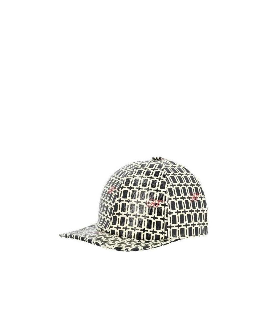 Roger Vivier Geometric Pattern Printed Baseball Cap In Black