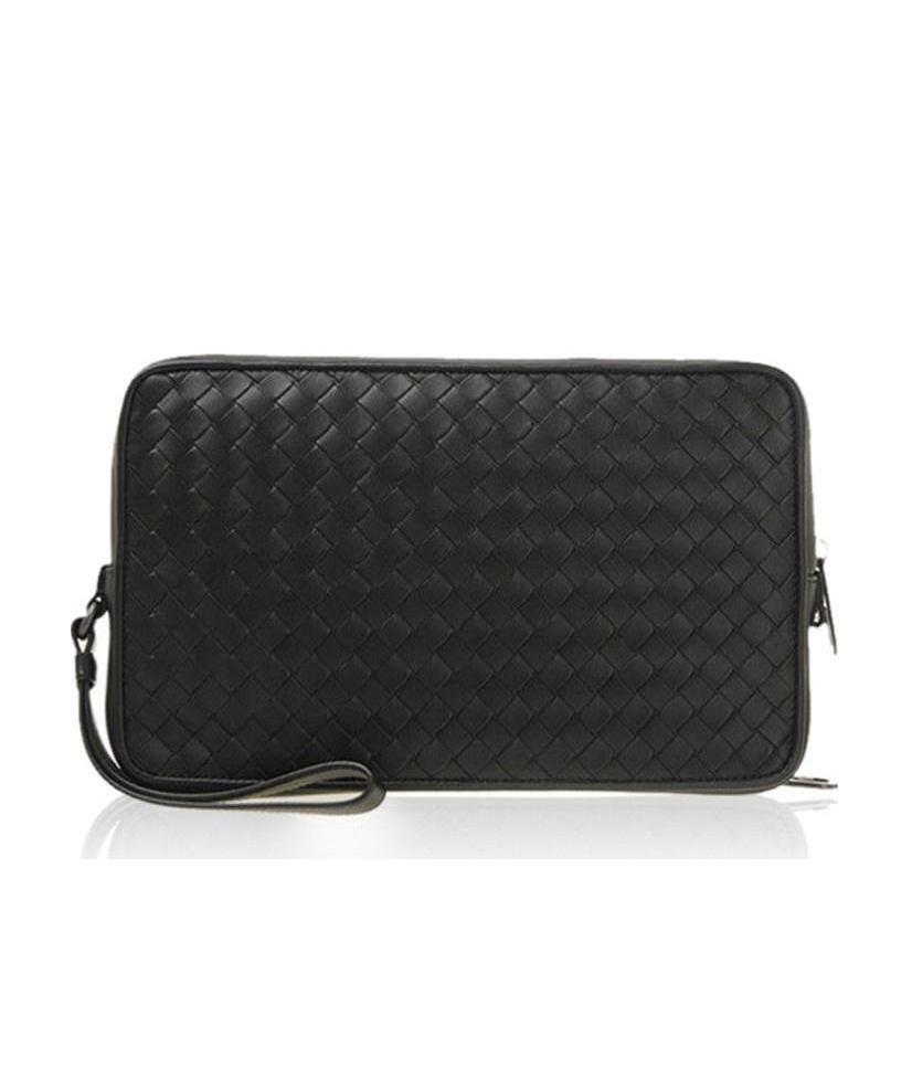 BOTTEGA VENETA LOGO CLUTCH
