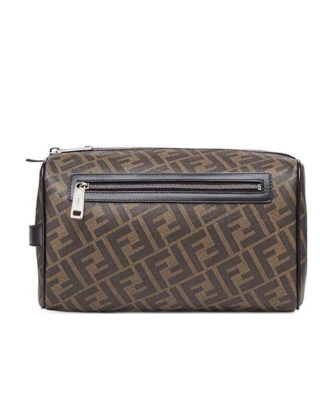 Fendi Ff Jacquard-motif Tote Bag In Black