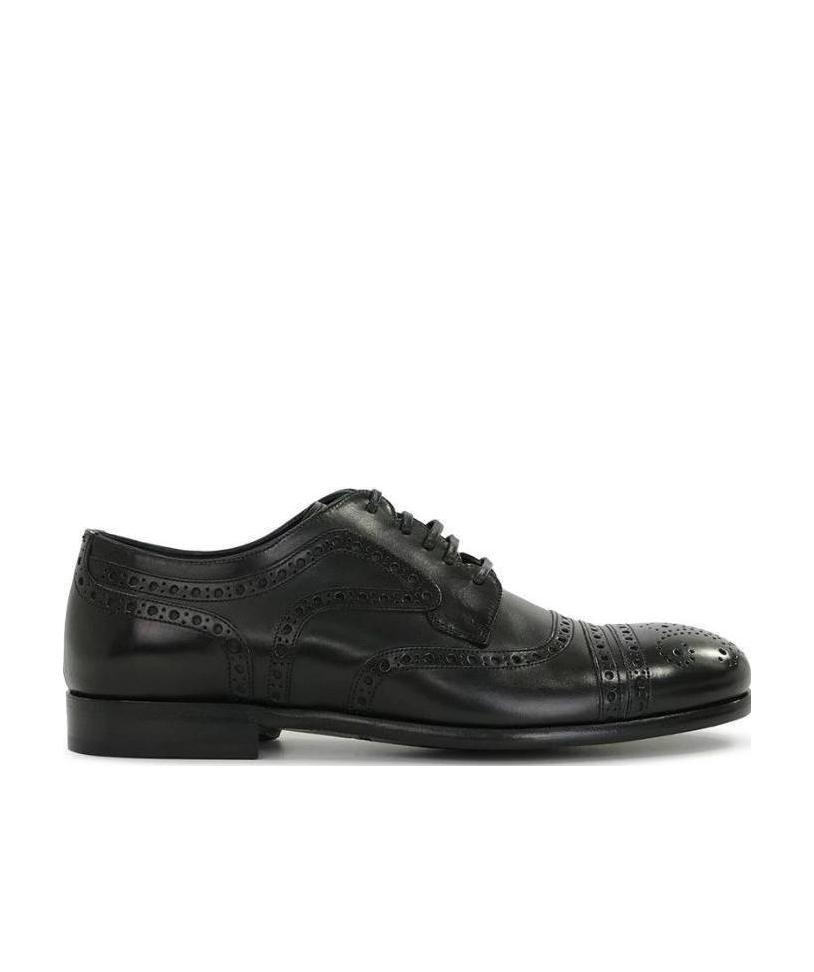 DOLCE & GABBANA ROUND-HEADED BUSINESS DRESS SHOES