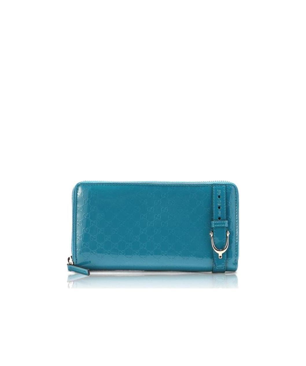 Gucci Gg Jacquard Purse In Blue