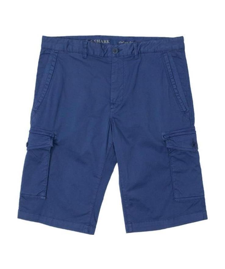 Shop Paul & Shark Straight Side Pocket Shorts In Blue