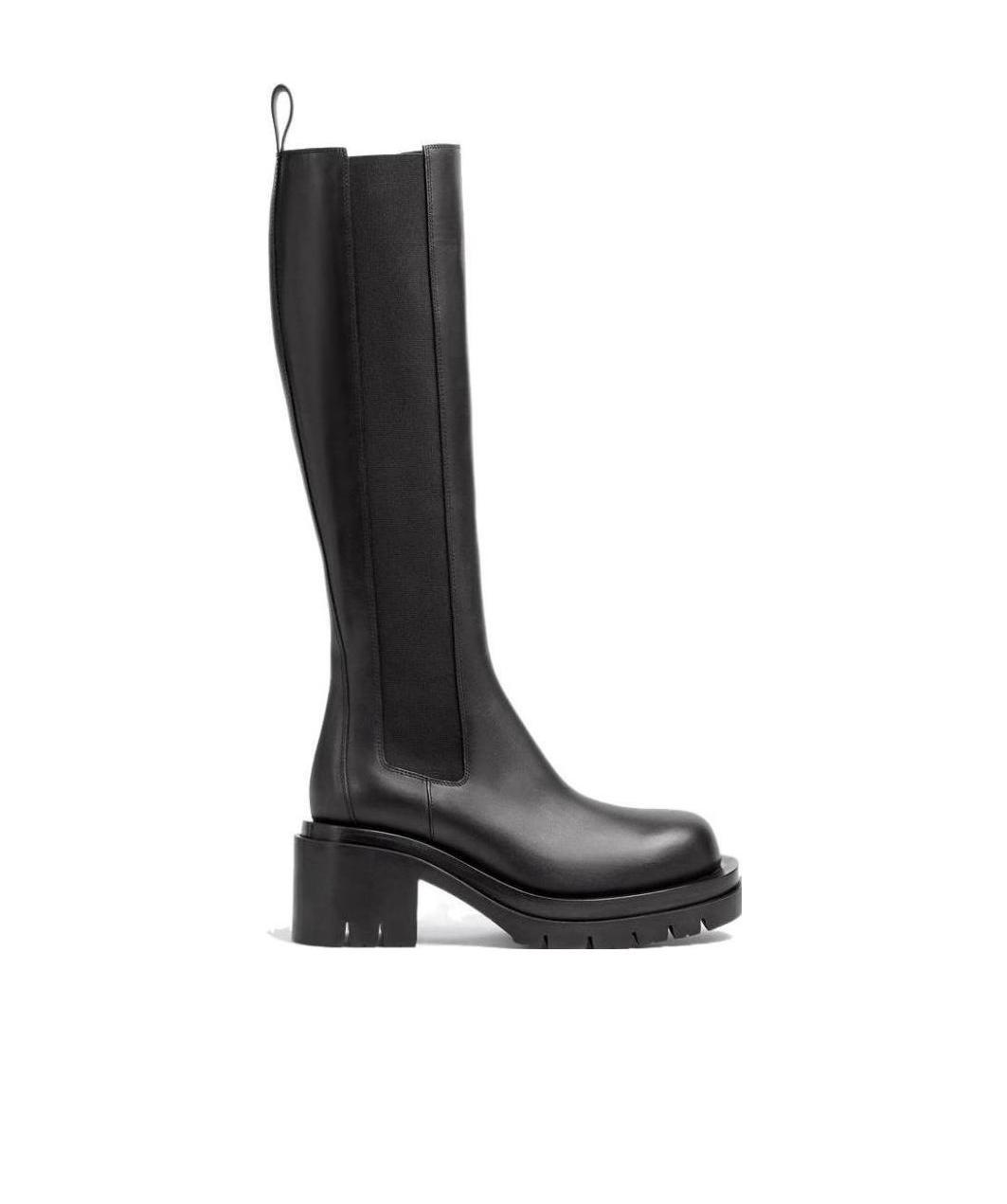 Bottega Veneta Lug 70mm Knee-length Boots In Black