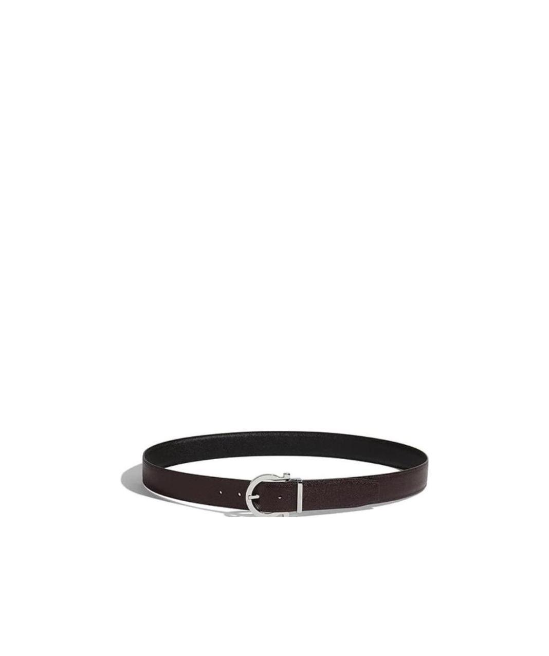 Ferragamo Adjustable Belt In Black