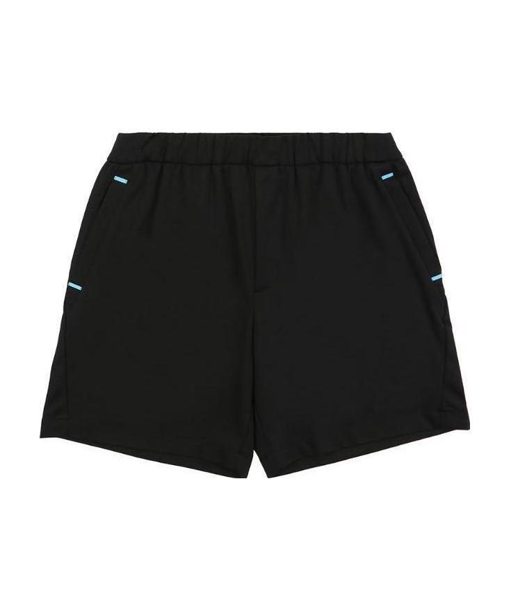 Prada Logo Detail Shorts In Black