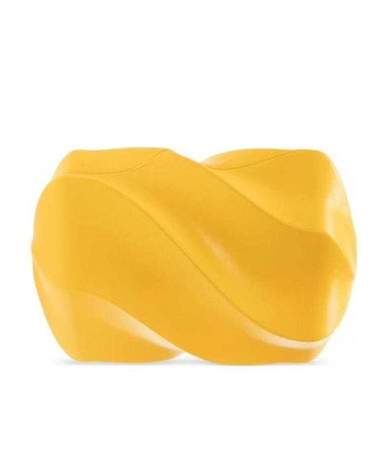 Bottega Veneta Bv Whirl Leather Clutch In Yellow