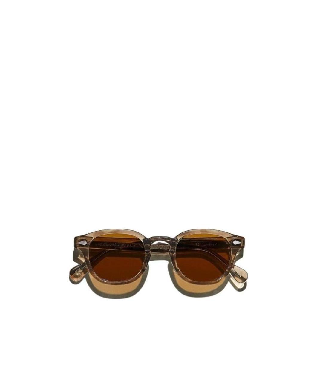 Moscot Logo Sunglasses In Brown