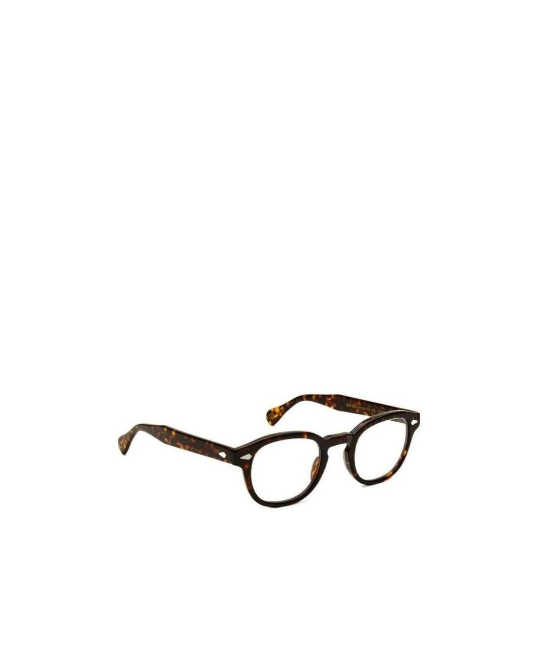 Moscot Logo Flat Mirror In Brown