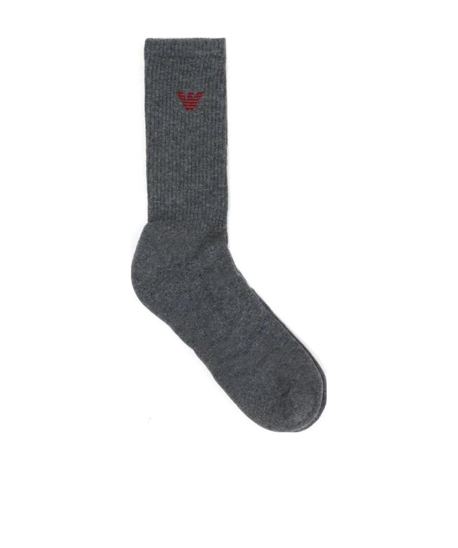 EMPORIO ARMANI LOGO KNITTED SOCKS