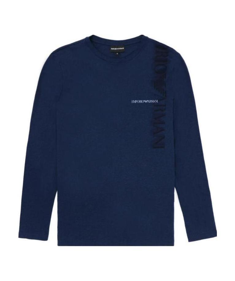 EMPORIO ARMANI LOGO EMBROIDERED T-SHIRT