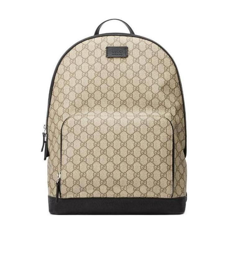 Gucci Gg Supreme Backpack In Brown