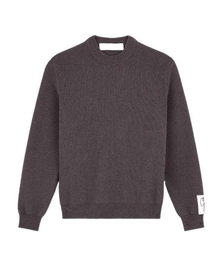Golden Goose Dany Ribbed Crewneck Sweater In Black