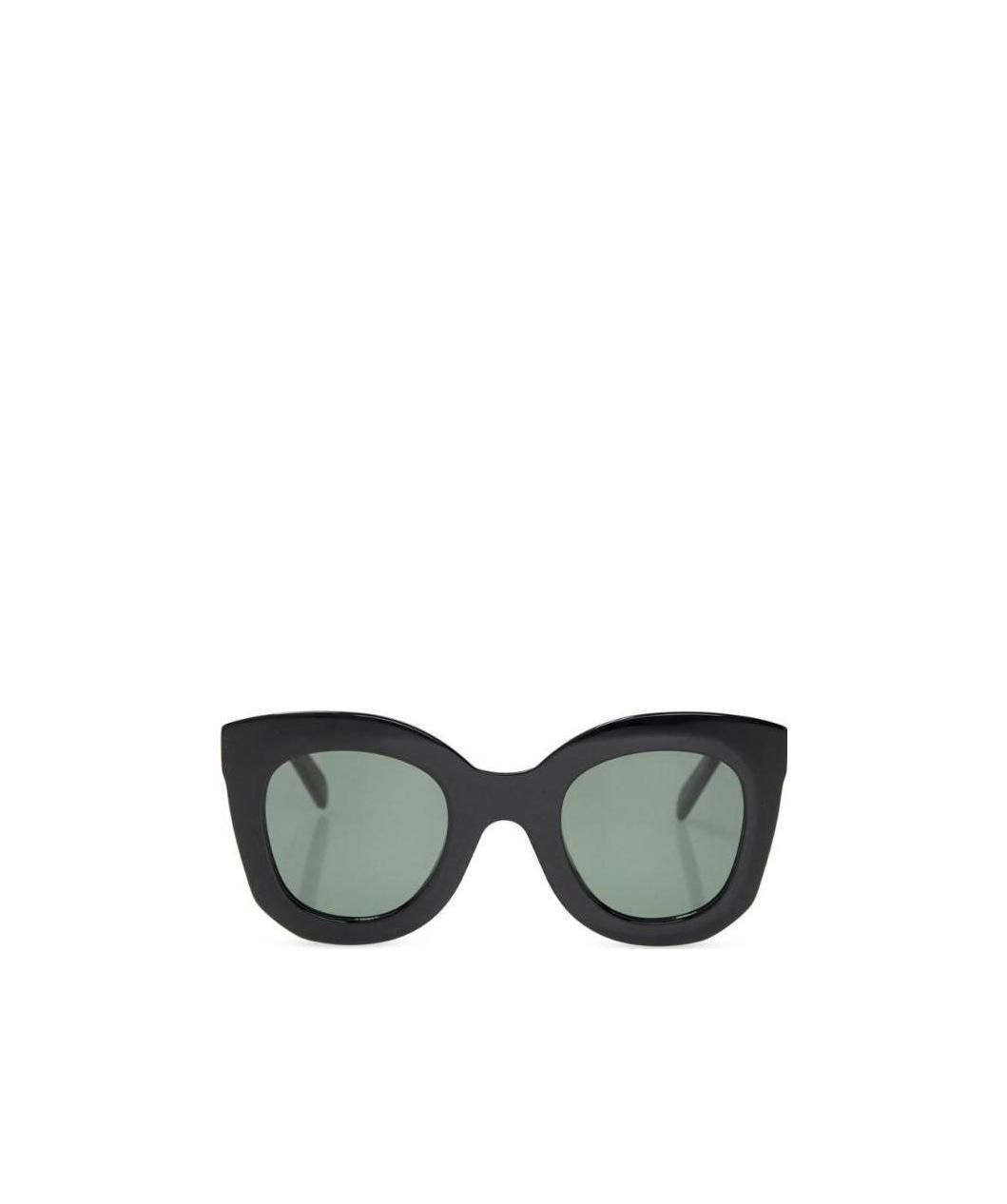 Celine Ultra-large Frame Sunglasses In Black
