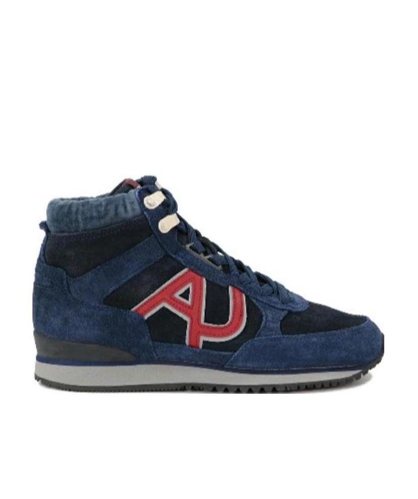 ARMANI JEANS LOGO DETAILS CASUAL SPORTS SHOES