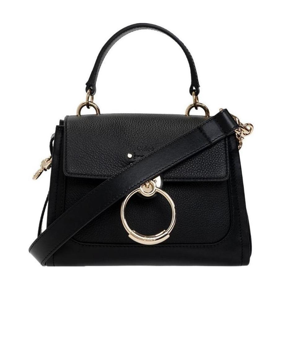 Chloé Chloe Tess Lthr Tote Bag In Black