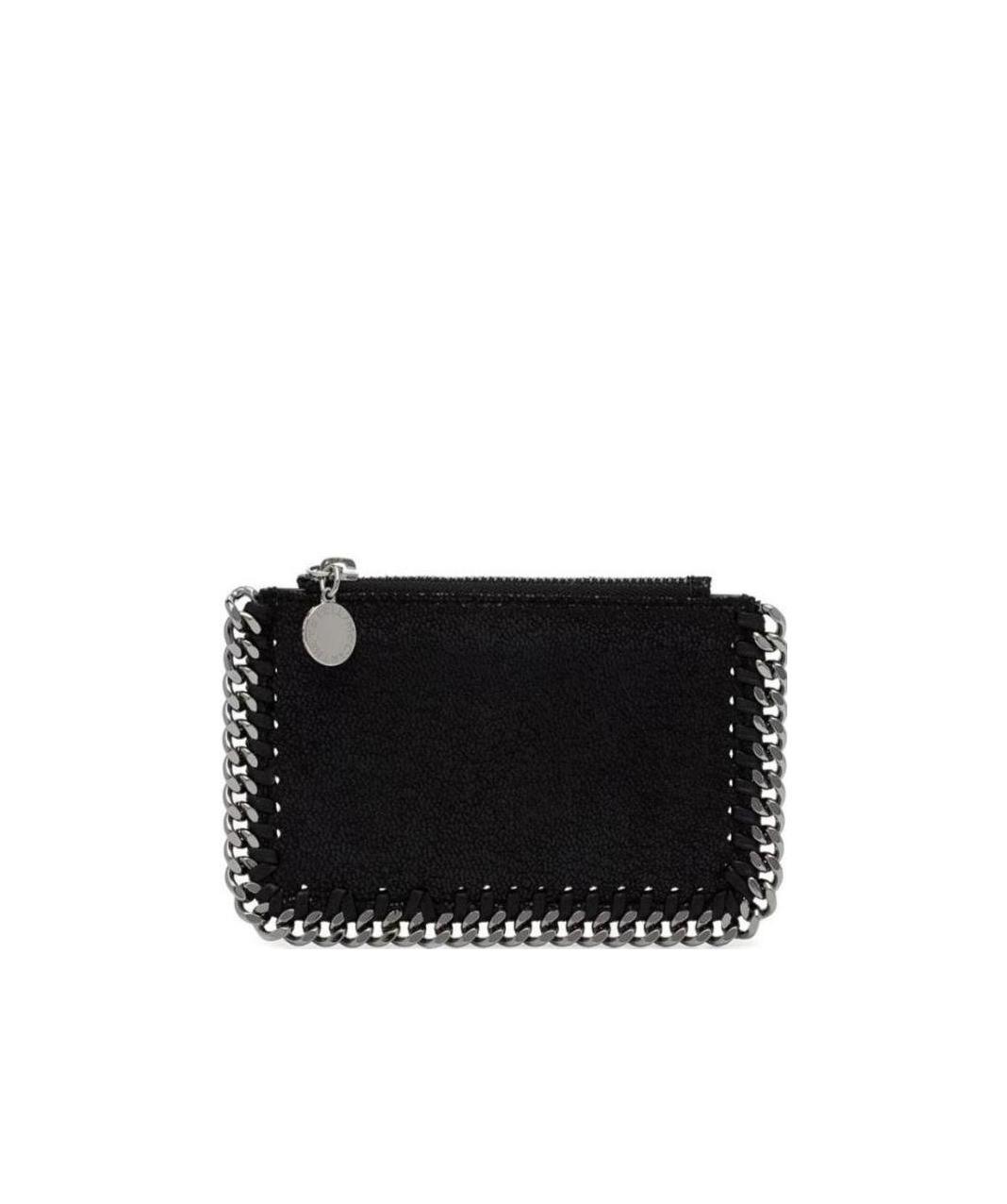 Stella Mccartney Falabella Card Holder In Black