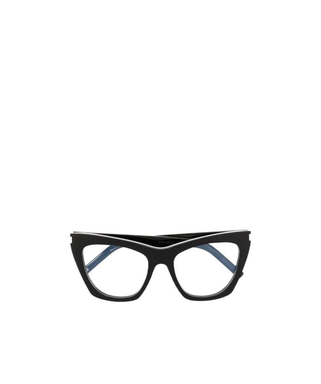 Saint Laurent Kate Cat-eye Glasses In Black