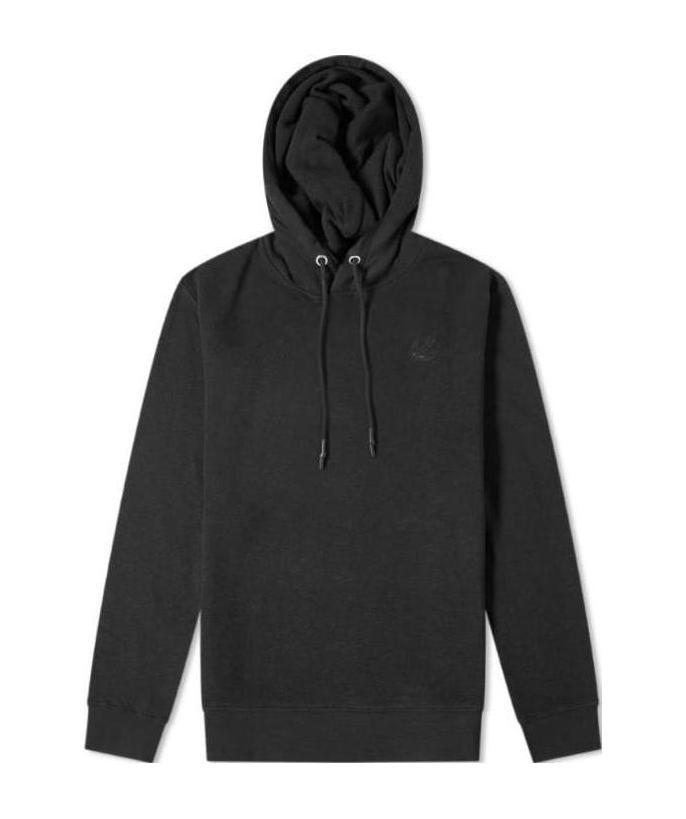 Mcq By Alexander Mcqueen Long-sleeved Hooded Sweater In Black