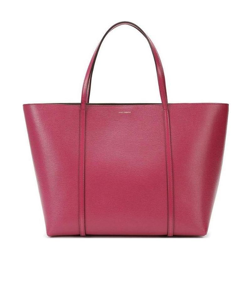 Dolce & Gabbana Logo Details Handbag In Pink