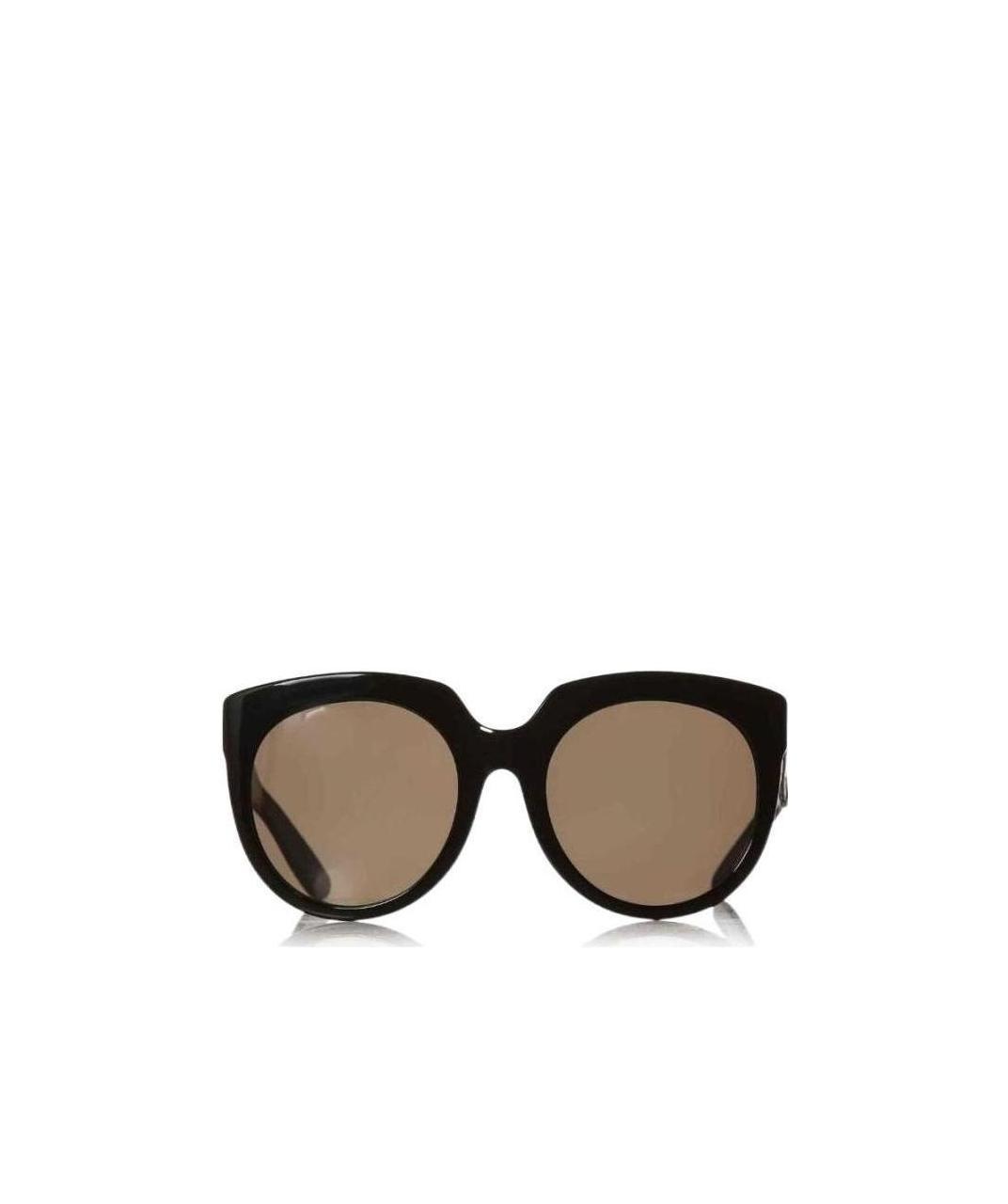 Bottega Veneta Round Sunglasses In Black