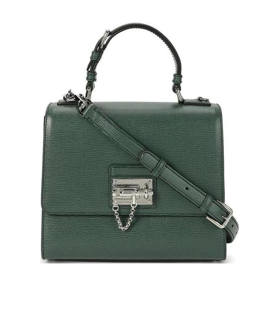 DOLCE & GABBANA LOGO DETAILS HANDBAG