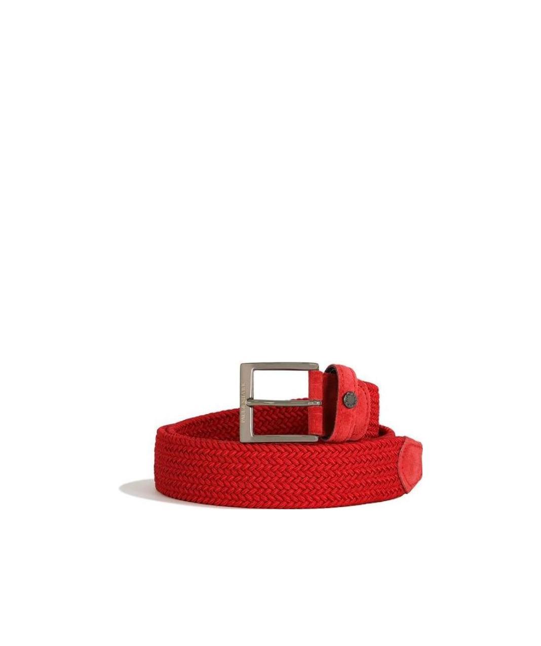 Shop Paul & Shark Logo Belt In Red