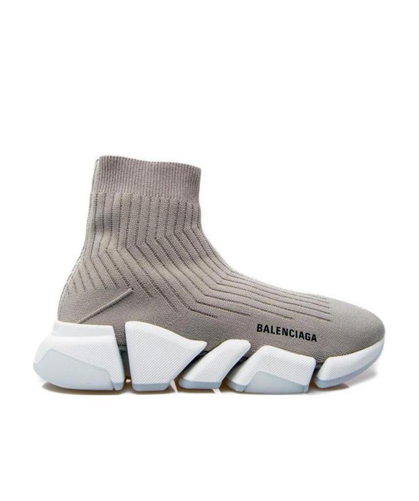 Balenciaga Speed 2.0 Slip-on Sneakers In Gray