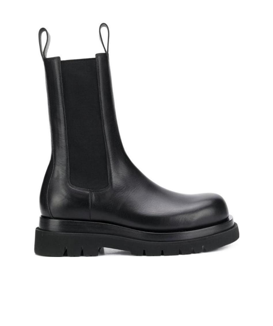 Bottega Veneta The Lug Slip-on Boots In Black