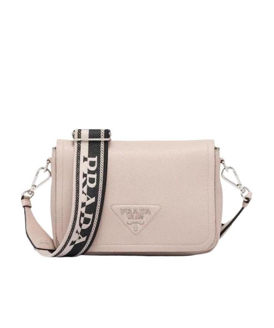 PRADA LEATHER SHOULDER BAG