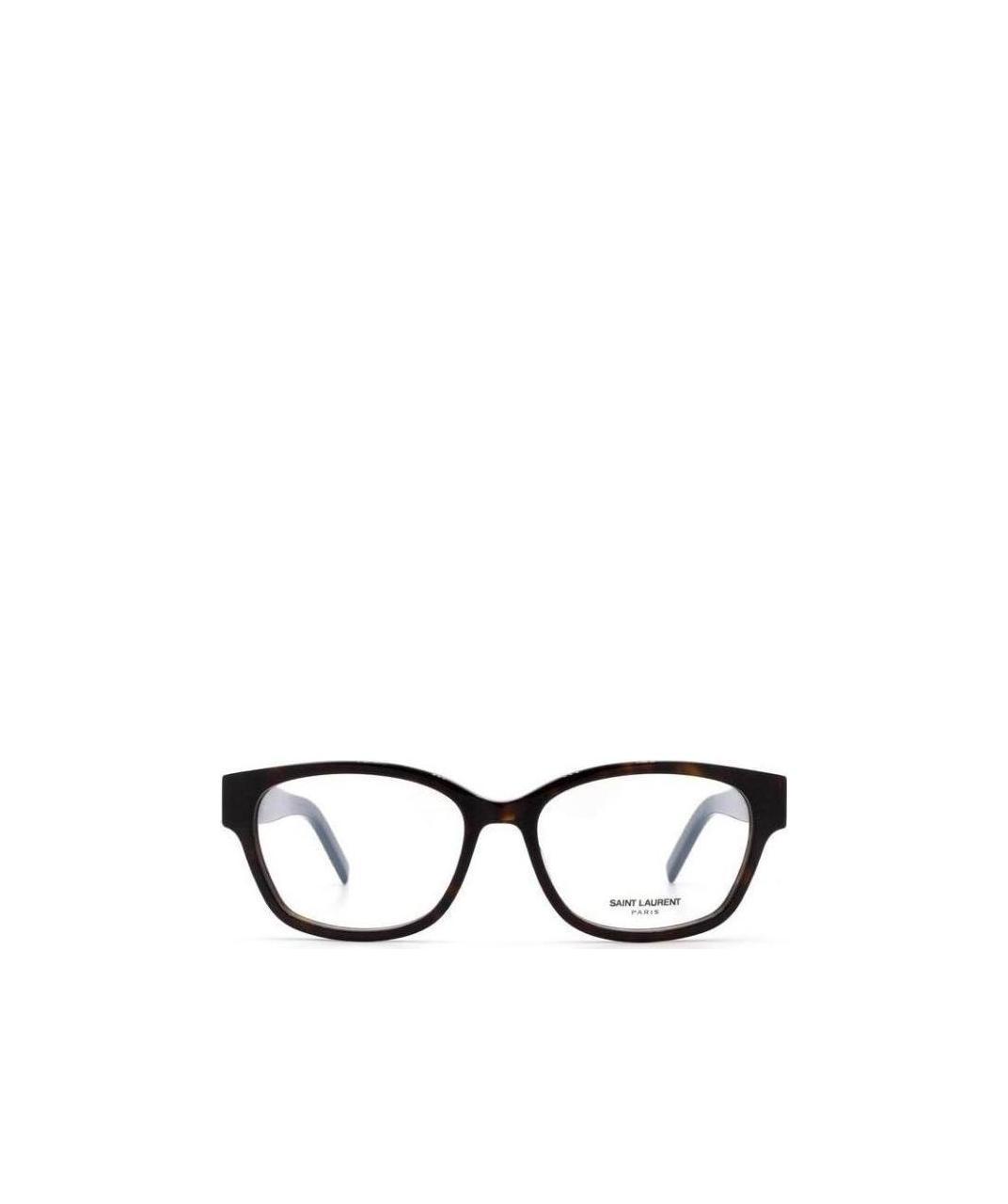 Saint Laurent Logo Flat Mirror In Black