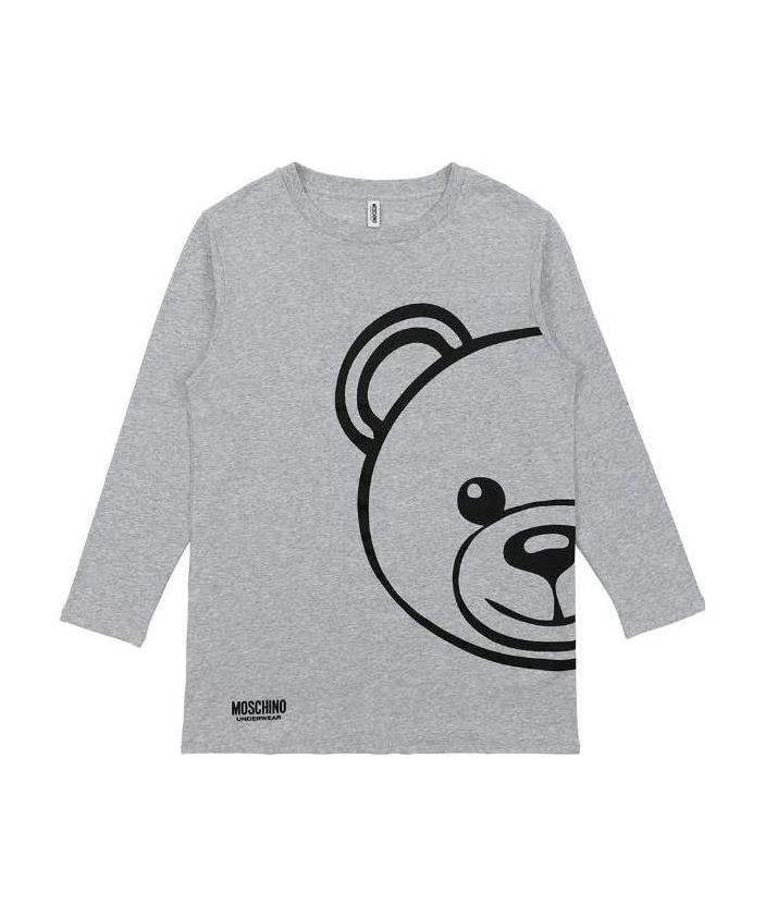 Moschino Printed T-shirt In Gray