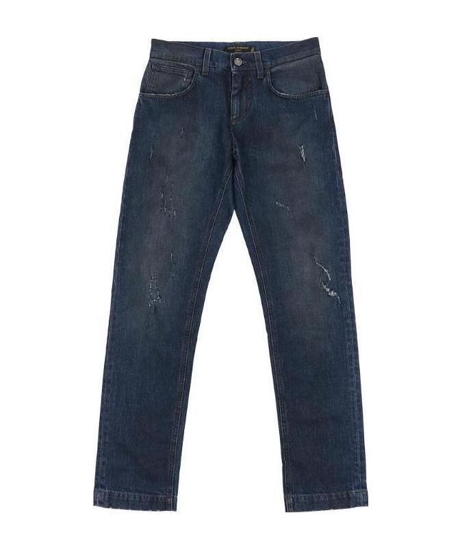 Dolce & Gabbana Straight-leg Jeans In Black