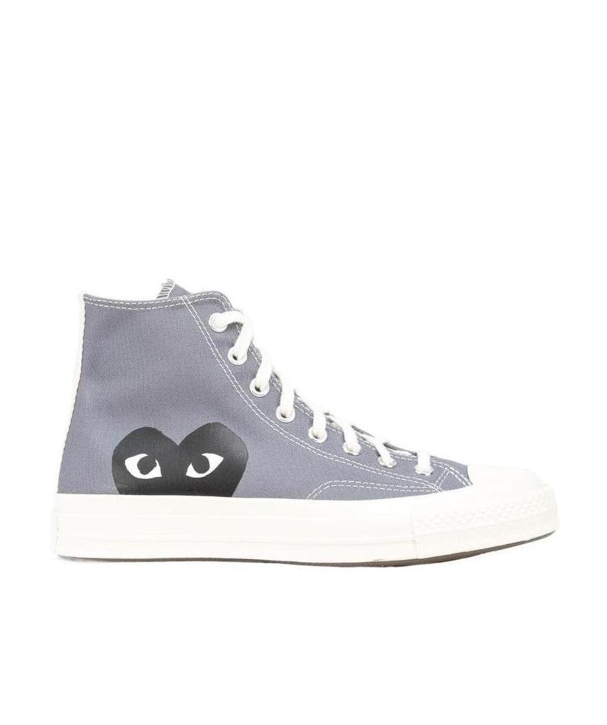 COMME DES GARÇONS PLAY X CONVERSE HIGH-TOP SNEAKERS