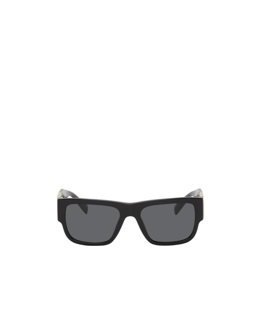 Versace Eyewear Medusa Embellished Sunglasses In Gray