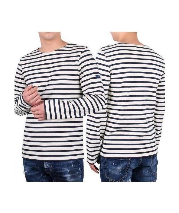 SAINT JAMES STRIPED PRINTED SEA SOUL SHIRT 