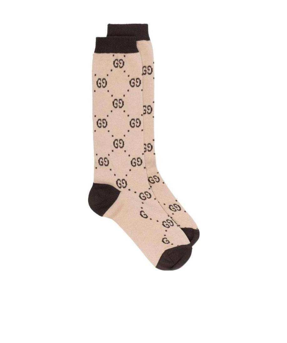 GUCCI CHILDREN'S COTTON GG SOCKS